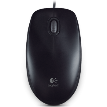 LOGITECH B100 OPT USB MOUSE BK