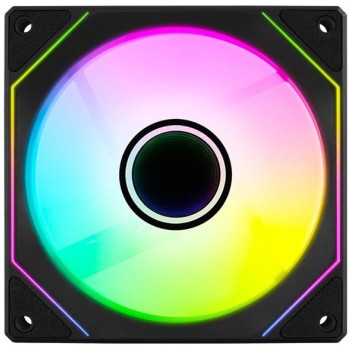 AeroCool вентилатор Fan 120mm Phantom M-3R - Infinity Mirror ARGB, REVERSE - Black