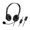 Genius слушалки с микрофон Headset HS-230U - USB, Mic, Black