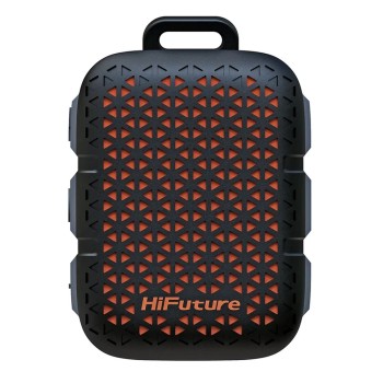 HiFuture Pocket S Black, Bluetooth 5.4, IPX7 Waterproof, 5W Output, Pair to Play (TWS Mode), Up to 8 Hours Playtime, Support Clip for Wear, Support Magnetic