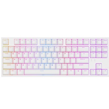 Genesis Gaming Keyboard Thor 404 TKL White RGB Backlight US Layout Yellow Switch
