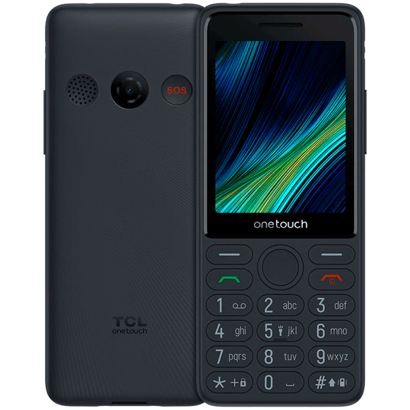 TCL ONETOUCH 4042S Phone, 2.8'' Display, Big Buttons & SOS, 2MP Camera, 4G VoLTE, 1500mAh Battery