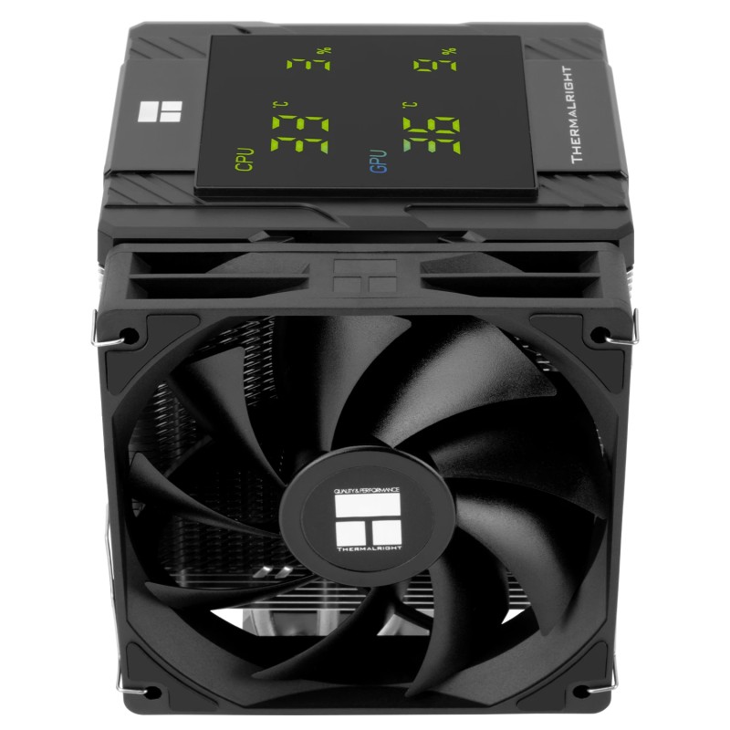 Thermalright охладител CPU Cooler Peerless Assassin 120 Digital Black - Dual-Tower - LGA1851/AM5