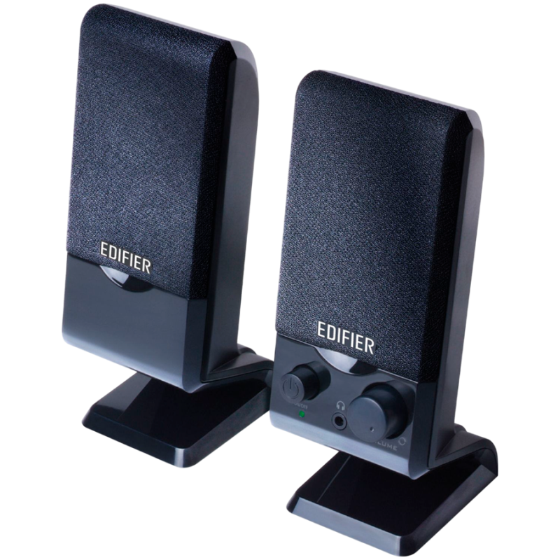 Edifier M1250 2.0 Audio System, USB, AUX, 1.2W (RMS), Volume Control, Black