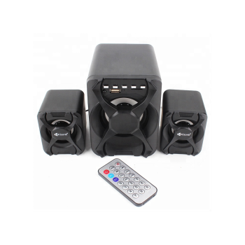 Тонколони Kisonli U-2500BT, Bluetooth, 5W+3W*2, USB, Черен - 22115