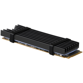 AXAGON CLR-M2L6 passive - M.2 SSD, 80mm SSD, ALU body, silicone thermal pads, height 6mm