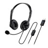 Genius слушалки с микрофон Headset HS-230U - USB, Mic, Black