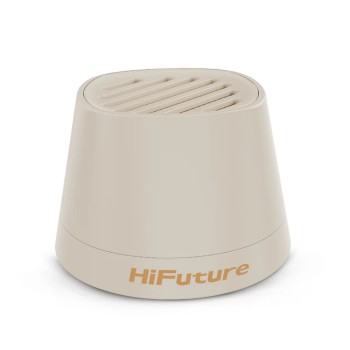 HiFuture Mega S Latte, Bluetooth 5.4, MagSafe, 5W Output, Built-in MIC support Handsfree, Pair to Play (TWS Mode), Up to 10 Hours Playtime, Wireless Charge (7.5W-15W), Phone Holder