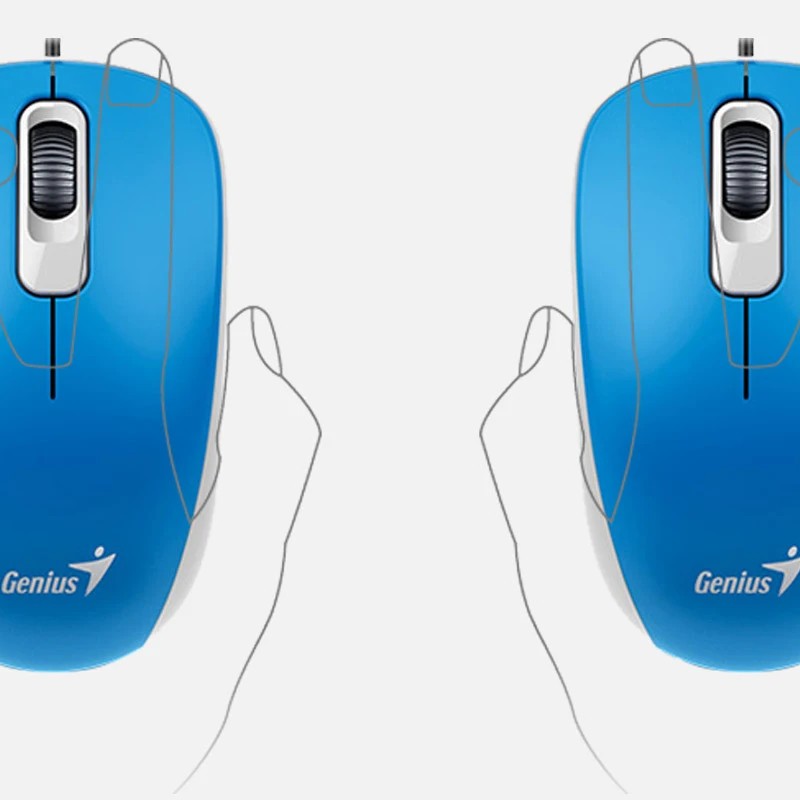 Genius Мишка Mouse DX-110 Blue - USB