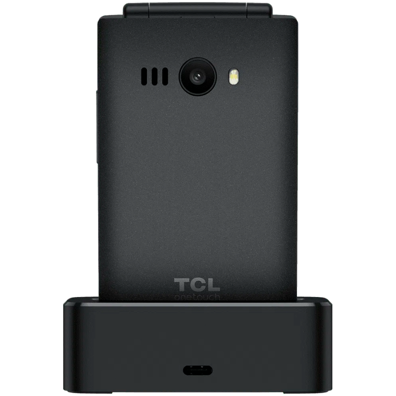 TCL ONETOUCH 4043 Flip Phone, 3.2'' Main + 1.77'' External Display, 2MP Camera, 4G VoLTE, Dual SIM, 1380mAh