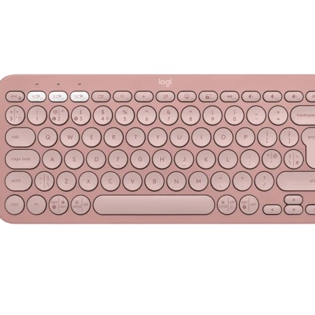 Logitech Pebble Keys 2 K380s - TONAL ROSE - US INT'L - BT - N/A - INTNL-973 - UNIVERSAL