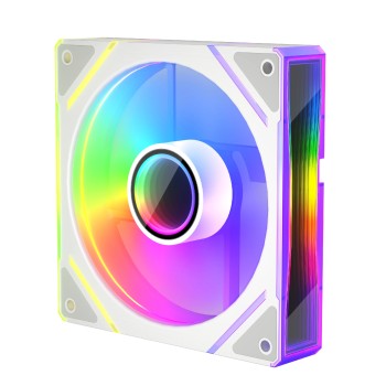 1stPlayer вентилатор Fan 120mm FC7-WH - Infinity Mirror ARGB - White
