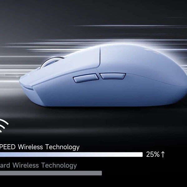 MCHOSE професионална геймърска мишка G3 V2 White - Wireless Gaming Mouse - 1K, Omron Mechanical