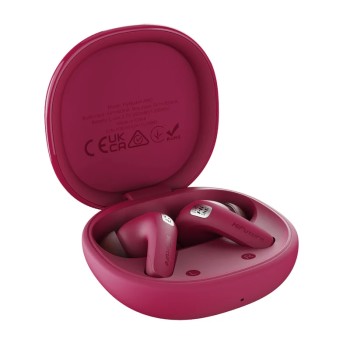 HiFuture FlyBuds 4 ANC Hot Pink, Active Noise Cancelling, 4 MICS ENC, Wireless 5.4, Up to 10 Hours Battery Life by one charge, IPX5, Ultra Bass, Up to 35 Hours Battery Life Combined