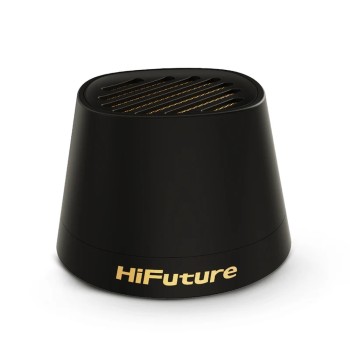 HiFuture Mega S Black, Bluetooth 5.4, MagSafe, 5W Output, Built-in MIC support Handsfree, Pair to Play (TWS Mode), Up to 10 Hours Playtime, Wireless Charge (7.5W-15W), Phone Holder