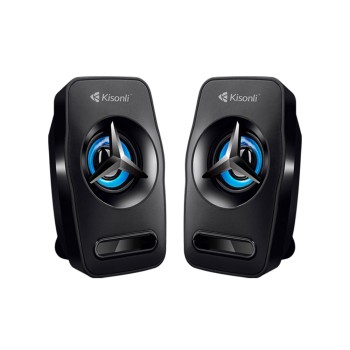 Тонколони Kisonli L-3030, 2x3W, USB, Черен - 22156