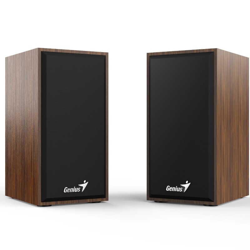 Genius тонколони Speakers 2.0 - SP-HF180 - 6W, USB, Wood