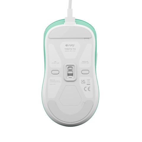Fury Gaming Mouse Tanto T4 12000DPI Optical With Software RGB Backlight Mint