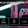 Aula професионална геймърска мишка Wireless Gaming Mouse SC590 PRO - Smart Display, Black