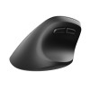Natec Vertical Mouse Crake 2  BLUETOOTH 5.2 + 2.4GHZ BLACK 2400dpi, Left handed, black