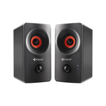 Тонколони Kisonli AC-9002BT, Bluetooth, 2x5W, 220V, Черен - 22146