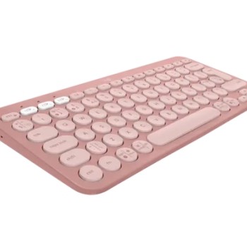 Logitech Pebble Keys 2 K380s - TONAL ROSE - US INT'L - BT - N/A - INTNL-973 - UNIVERSAL