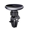 Acefast Стойка за телефон за кола Car phone holder - for Air vent, Wireless Magnetic Wireless Charging - D3 - Silver