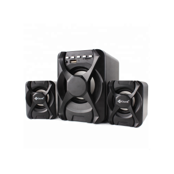 Тонколони Kisonli U-2500BT, Bluetooth, 5W+3W*2, USB, Черен - 22115