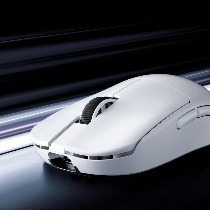 MCHOSE професионална геймърска мишка L7 Ultra Plus White - Wireless Gaming Mouse - Dual 8K, Kailh Optical