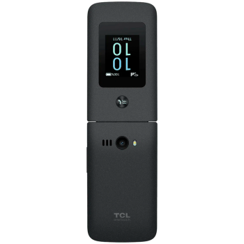 TCL ONETOUCH 4043 Flip Phone, 3.2'' Main + 1.77'' External Display, 2MP Camera, 4G VoLTE, Dual SIM, 1380mAh