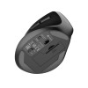 Natec Vertical Mouse Crake 2  BLUETOOTH 5.2 + 2.4GHZ BLACK 2400dpi, Left handed, black
