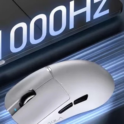 Aula професионална геймърска мишка Wireless Gaming Mouse V3 - 1K, White
