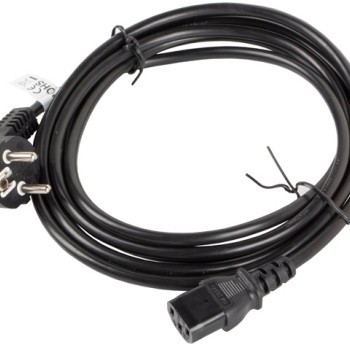 Lanberg CEE 7/7 -> IEC 320 C13 power cord 3m VDE, black