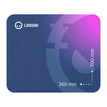 LORGAR Gaming Mouse Pad Main 133 Speed Purple
