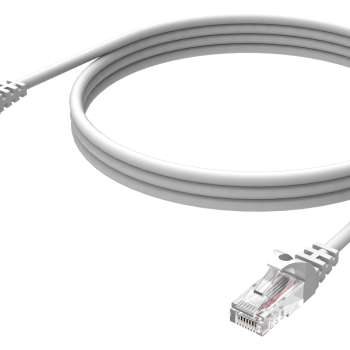 Кабел DeTech LAN - LAN, CAT5,  0.5m -18252