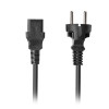 Lanberg CEE 7/7 -> IEC 320 C13 power cord 1.8m VDE Straight, black