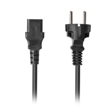 Lanberg CEE 7/7 -> IEC 320 C13 power cord 1.8m VDE Straight, black