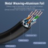 Vention Кабел LAN SSTP Cat.7 Patch Cable - 0.5M Black 10Gbps - ICDBD