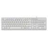 Makki нископрофилна кирилизирана клавиатура Keyboard USB BG - Low profile Chocolate - KB-C14 White