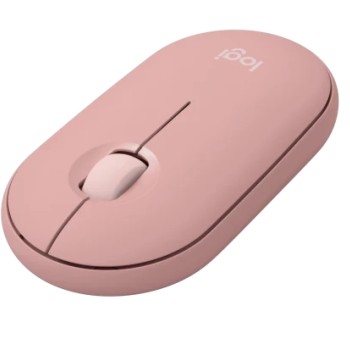 Logitech Pebble Mouse 2 M350s - TONAL ROSE - BT - N/A - EMEA-808 - DONGLELESS