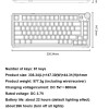 Aula геймърска механична клавиатура Wireless Gaming Mechanical Keyboard AU75 - Bloomfield Switch [Linear] (English US), Turmeric yellow