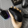 Ajazz професионална геймърска мишка AJ159 APEX - Wireless Gaming Mouse - 8K, Magnetic Charging Dock, Black