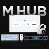 MCHOSE професионална геймърска мишка A7 V2 Ultra White - Wireless Gaming Mouse - Dual 8K, Omron Mechanical