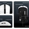 Aula професионална геймърска мишка Wireless Gaming Mouse SC590 PRO - Smart Display, Black