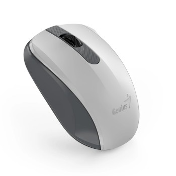 Genius безжина безшумна мишка Wireless Silent Mouse - NX-8008S White+Gray - Silent, 2.4GHz