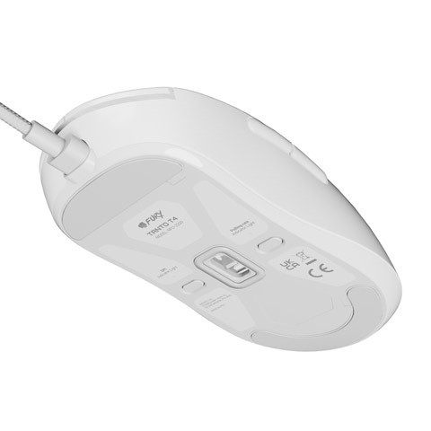 Fury Gaming Mouse Tanto T4 12000DPI Optical With Software RGB Backlight White