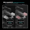 VXE професионална геймърска мишка Wireless Gaming Mouse Dragonfly R1 SE+ - Huano Blue Glow V2, Black