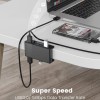 Orico хъб USB 3.0 HUB Clip Type 4 port - aux Micro-USB power input, Black - MH4PU-P-BK