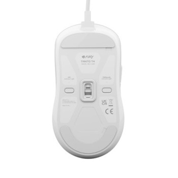 Fury Gaming Mouse Tanto T4 12000DPI Optical With Software RGB Backlight White