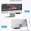Orico хъб USB 3.0 HUB Clip Type 4 port - aux Micro-USB power input, Black - MH4PU-P-BK